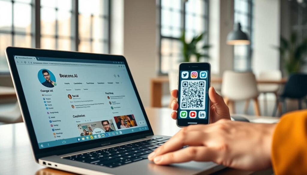 social media bio link