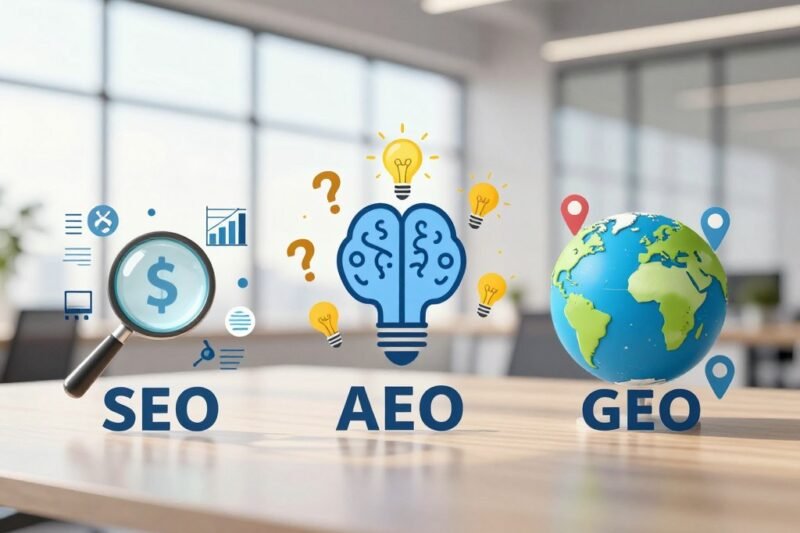 SEO vs AEO vs GEO